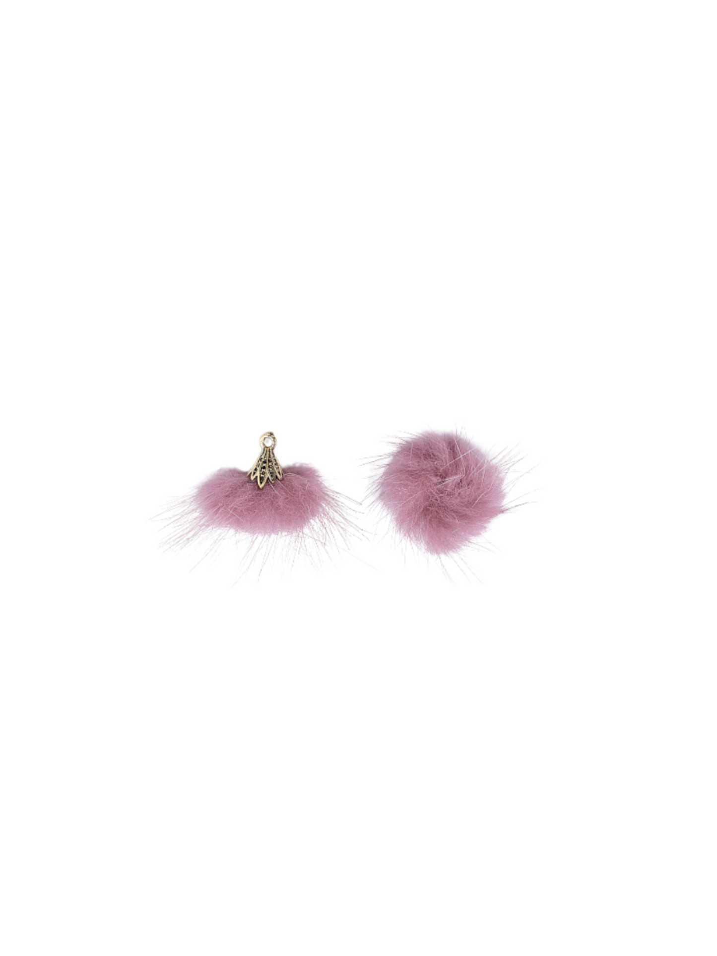 Faux Mink Fur Tassel Charm