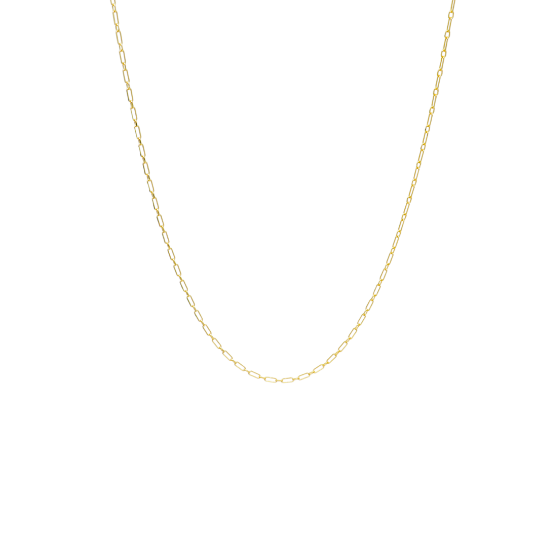 Transparent view of the Gold Madilyn Necklace