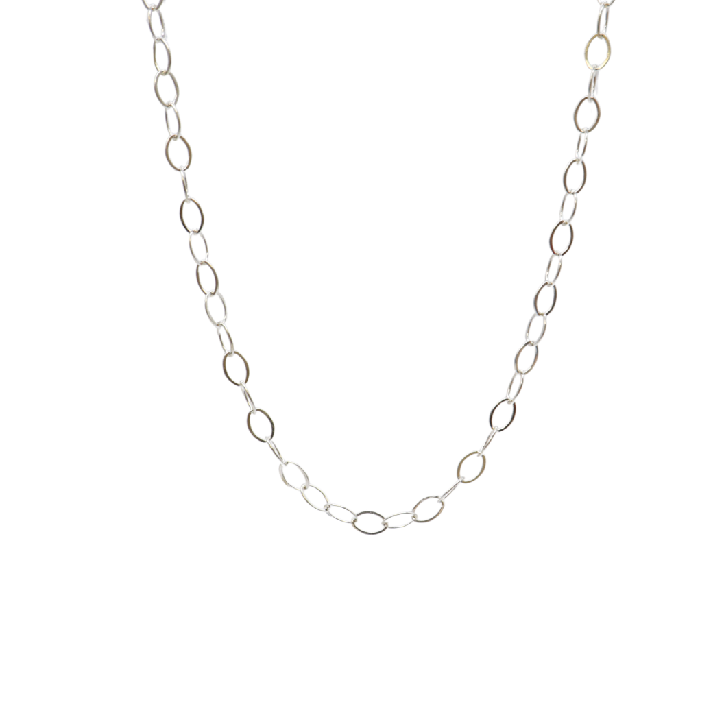 Transparent view of the Silver Avery Kate Necklace