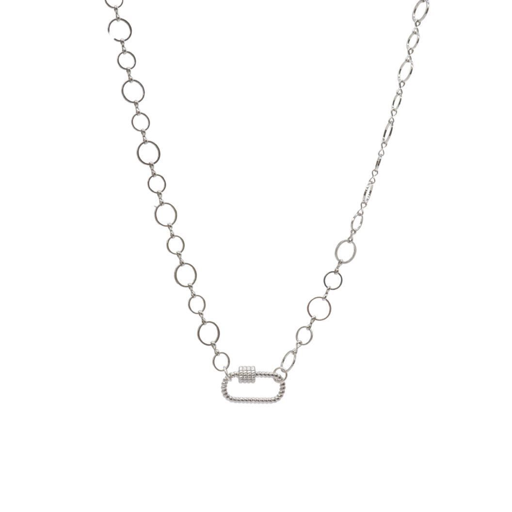 Transparent view of the Emilia Necklace With Bella Carabiner
