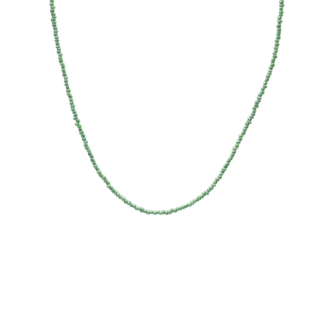 Silver Seed Bead Necklace | Assorted