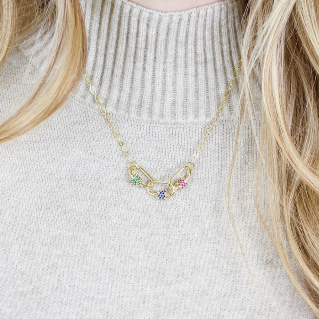 Front of the The Gemma Necklace