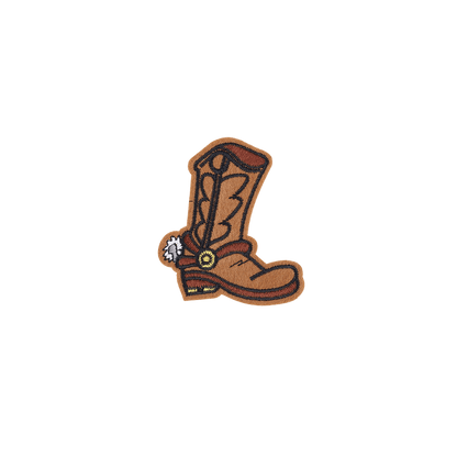 Transparent Kickin Country Western Boot Patch