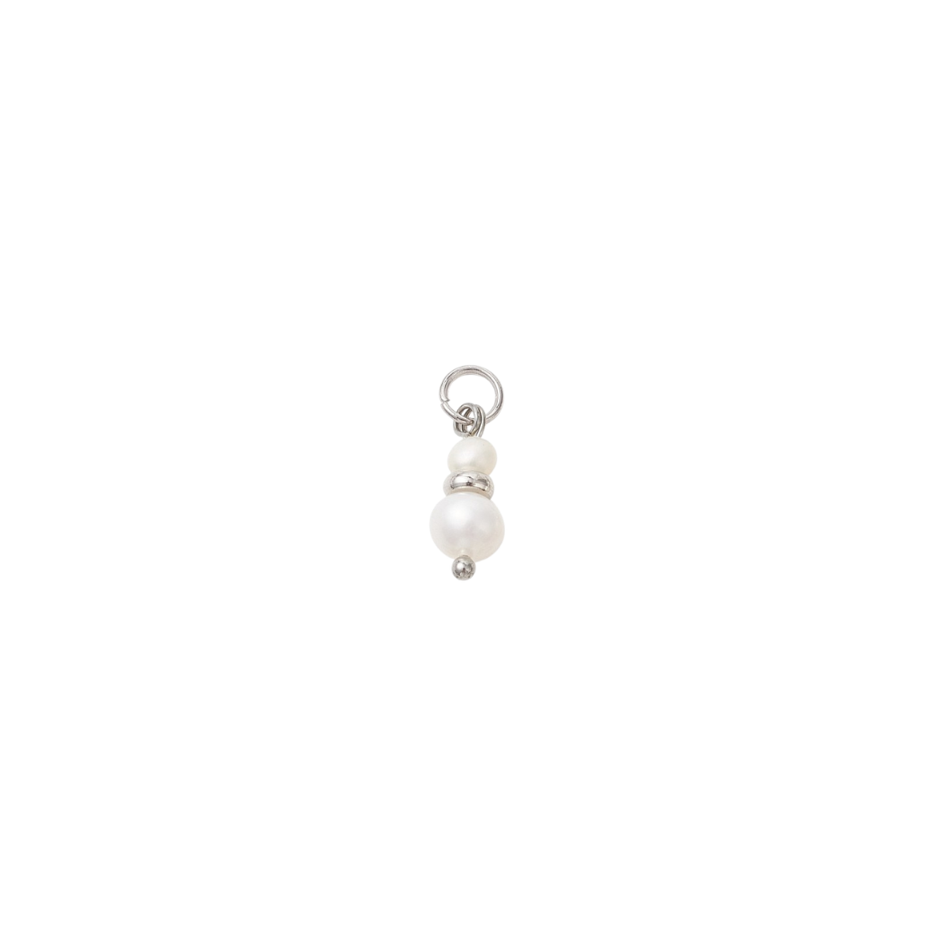 Pearl charm on a white background