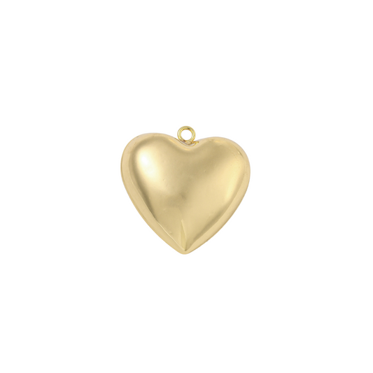 Gold Embrace Heart Charm