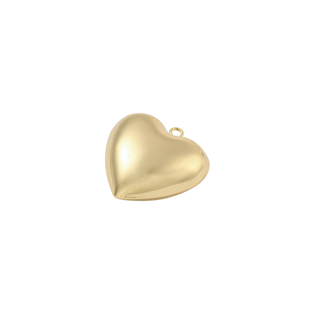 Gold Embrace Heart Charm