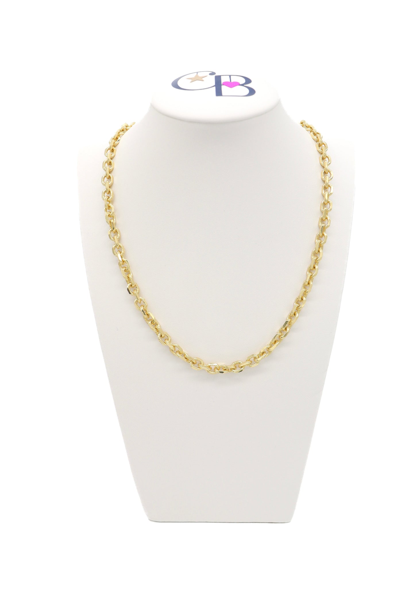 Gold Jamesyn Necklace with Small Gabi