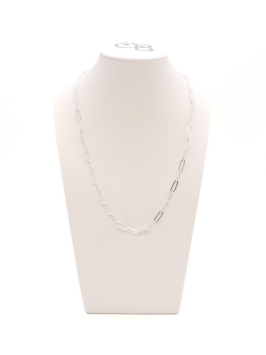 Silver Ashley Necklace | 18 inch