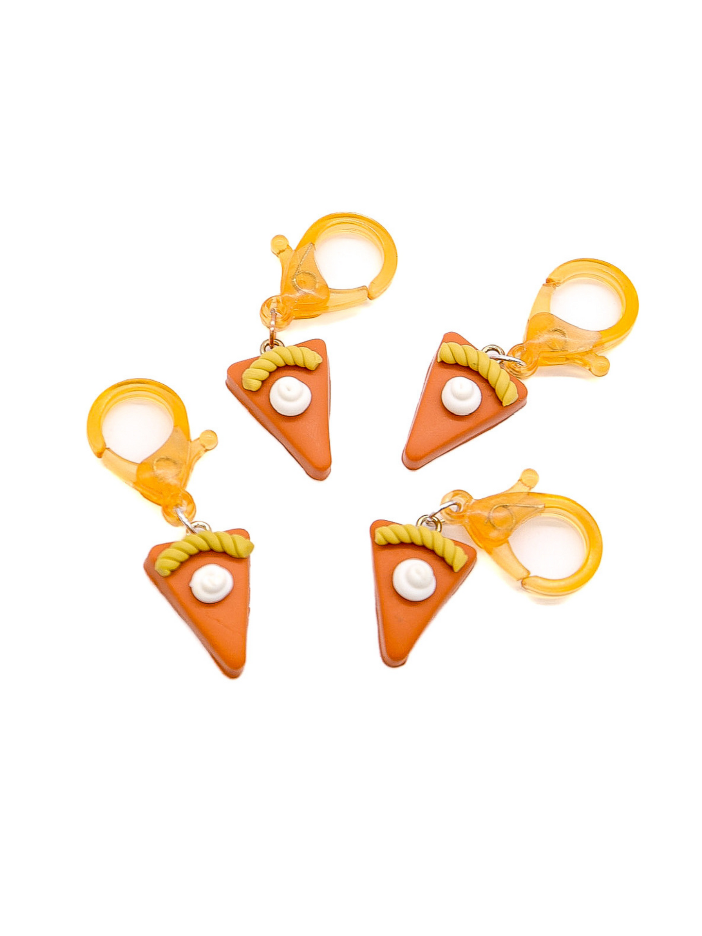 Pumpkin Pie Slice Lanyard Charm