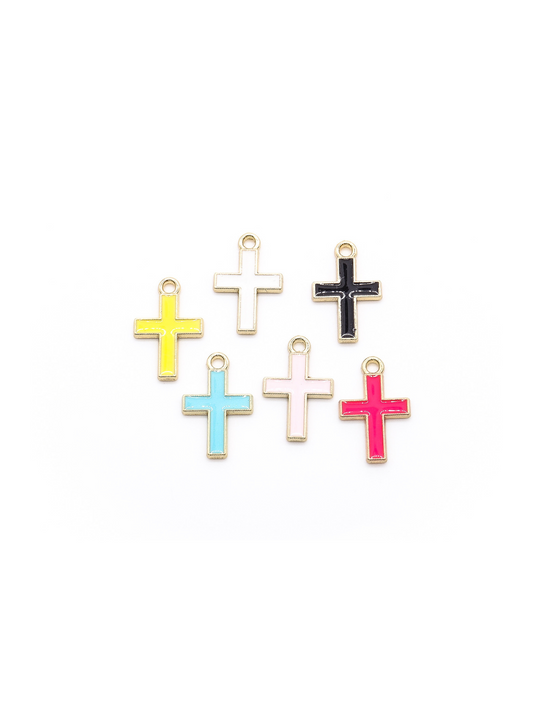 Color Cross Charm