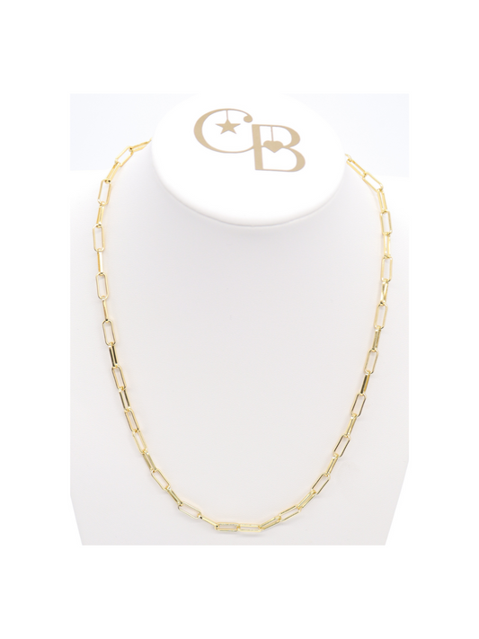 Gold Ashley Necklace (Build Your Own Charm Necklace)