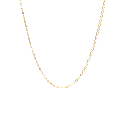 Transparent view of the Gold Christie Necklace