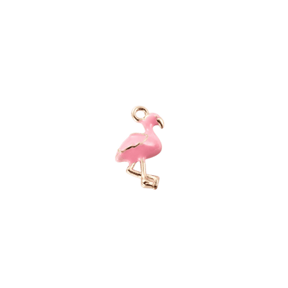 Transparent view of the Gold Flamingo Dazzle Charm