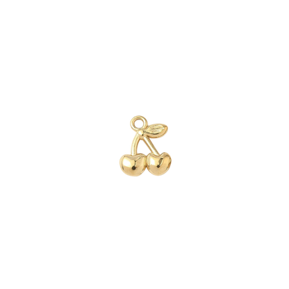 Gold Love Bloom Cherry Charm | Waterproof Stainless Steel