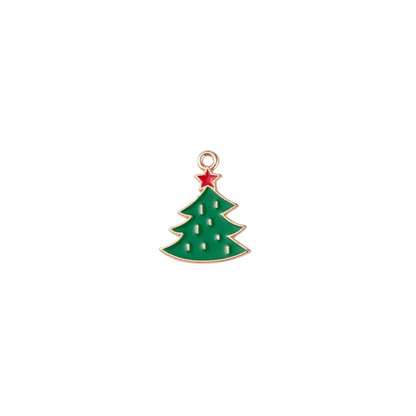 Gold Merry & Bright Tree Charm