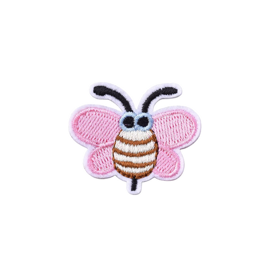 Bumble Bee Patch / Light Pink Wings