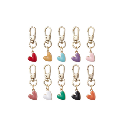 Gold Sweet Spin Heart Charm 