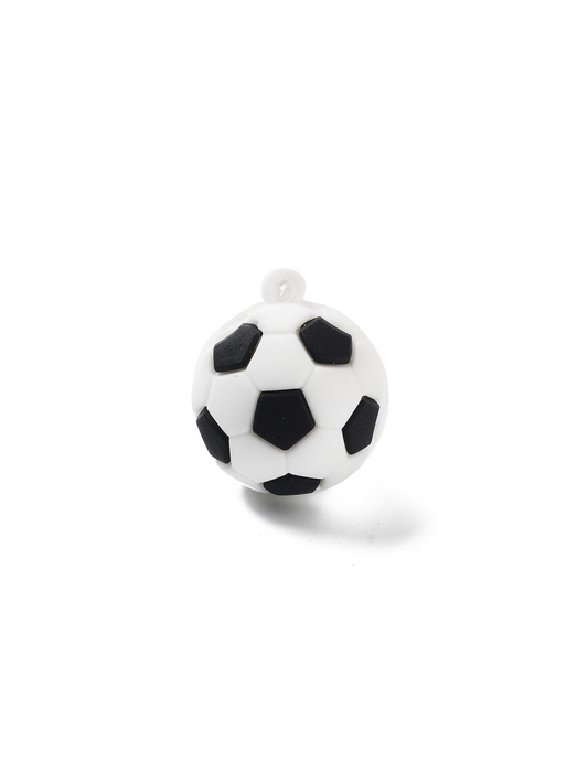Soccer ball lanyard charm