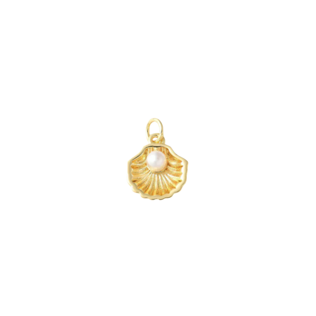 Gold Oceana Oyster Charm