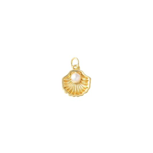 Gold Oceana Oyster Charm