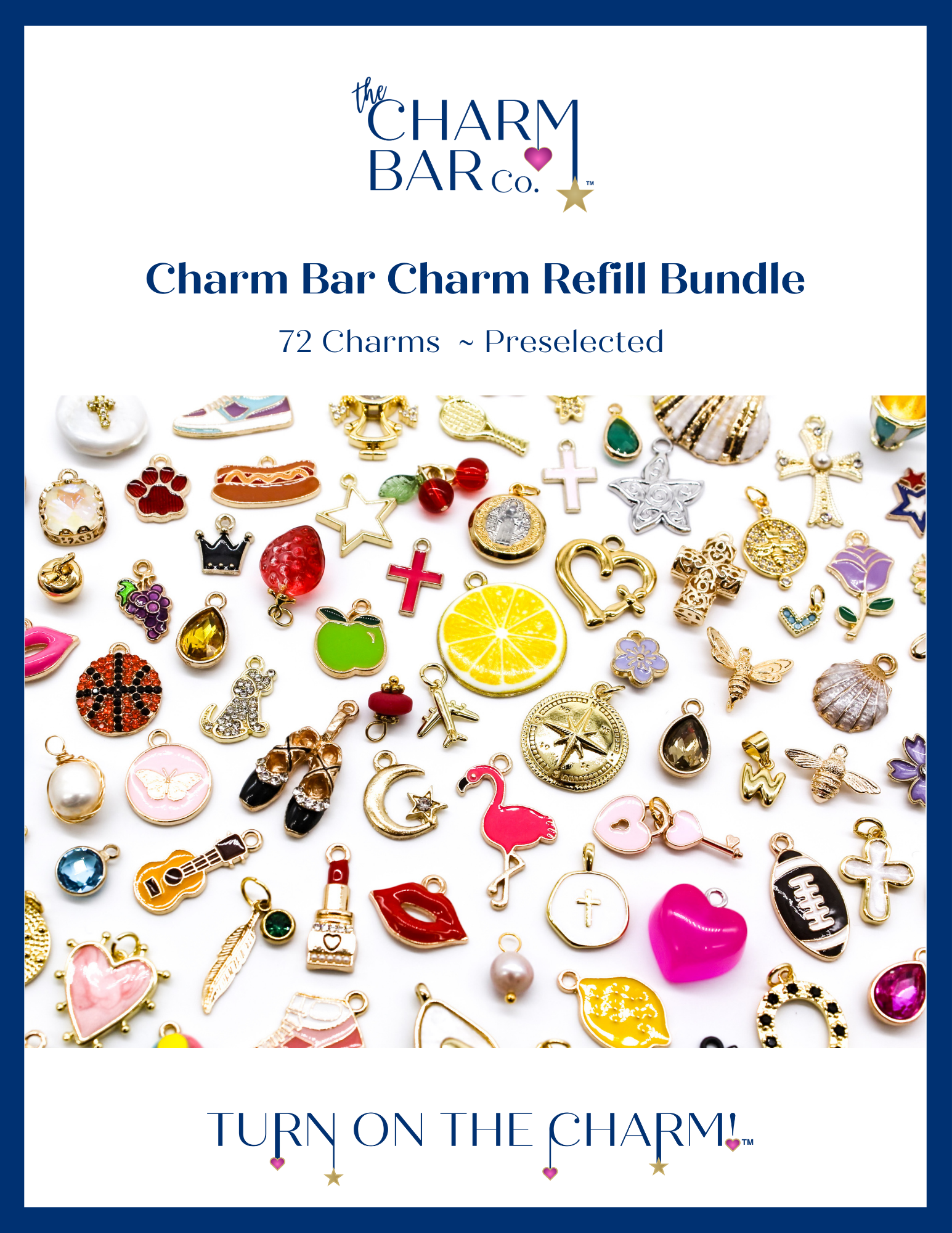 Gold Charm Bar Refill – The Charm Bar Company Retail