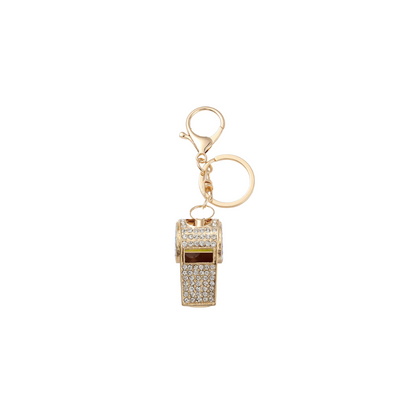 Front view of the Gold Bling Whistle