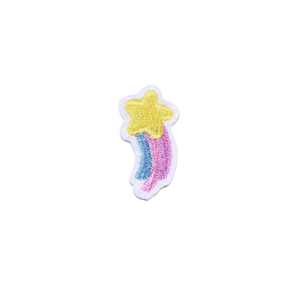 Front view of the Shooting Star Pink/Blue Patch