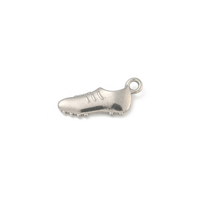 Front view of the Silver Cleat Charm