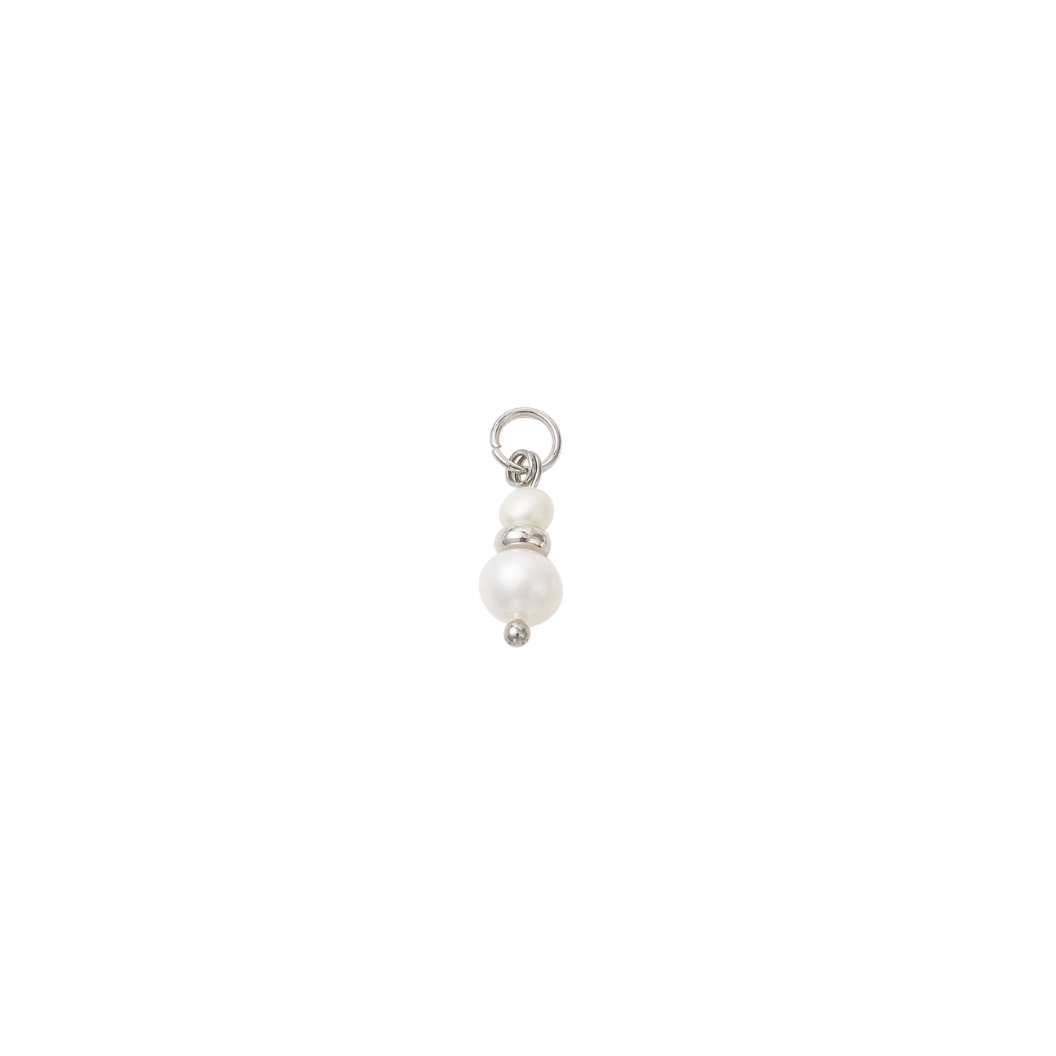 Pearl charm on a white background
