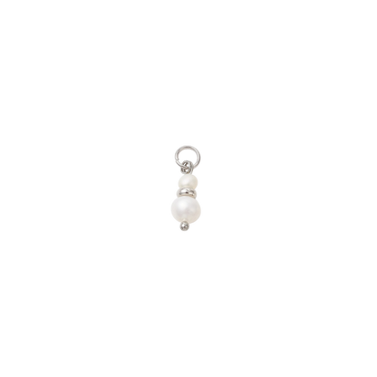 Pearl charm on a white background