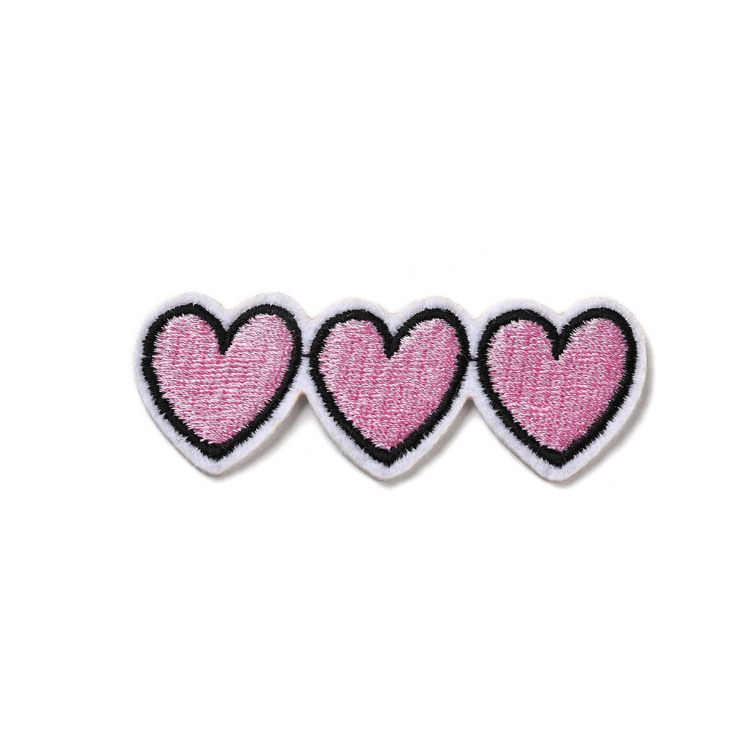 Front View of the Love Knot Heart Patch