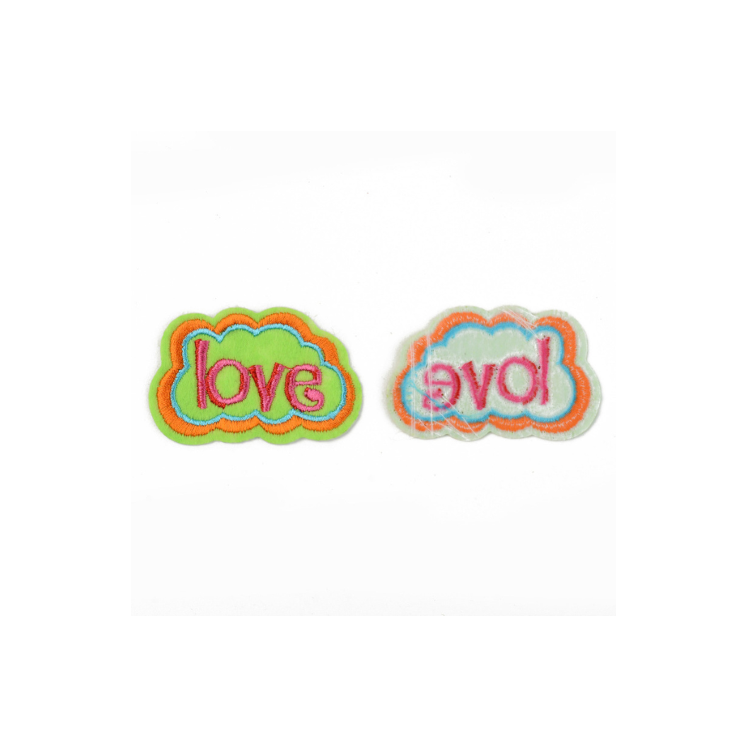 Front & back view of the Love Patch