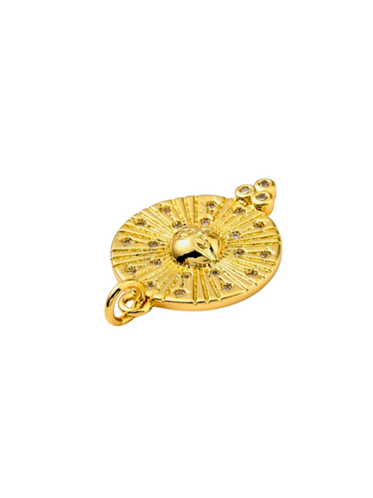 Side of the Gold Mr. Sunshine  Charm