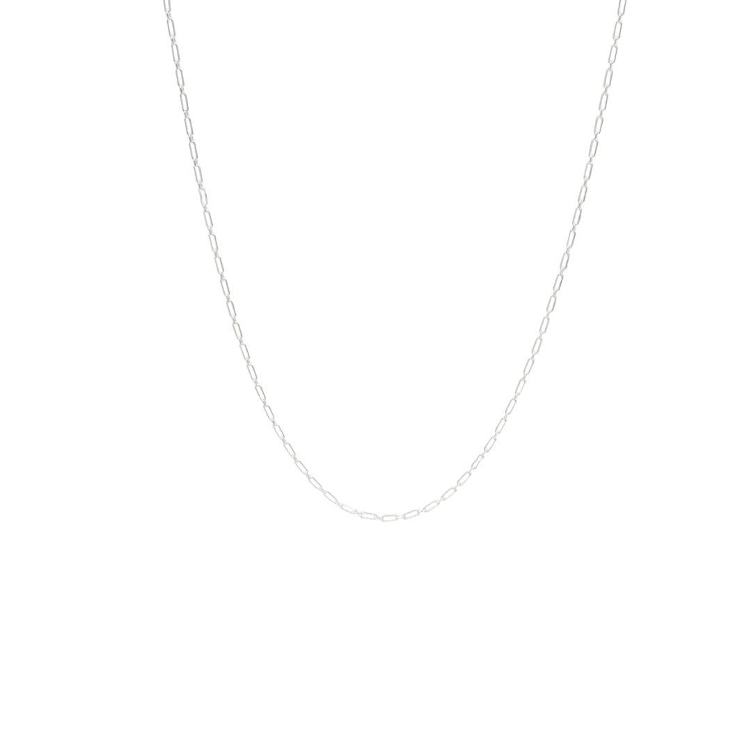 Transparent view of the Silver Madilyn Necklace