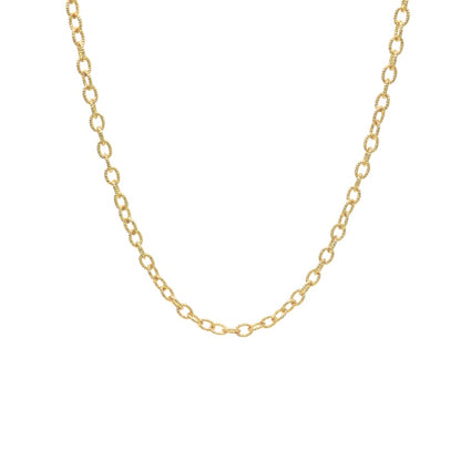 Close up view of the Gold Alexis Necklace