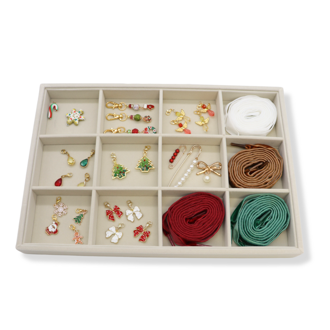 12 compartment tray with example of bundle