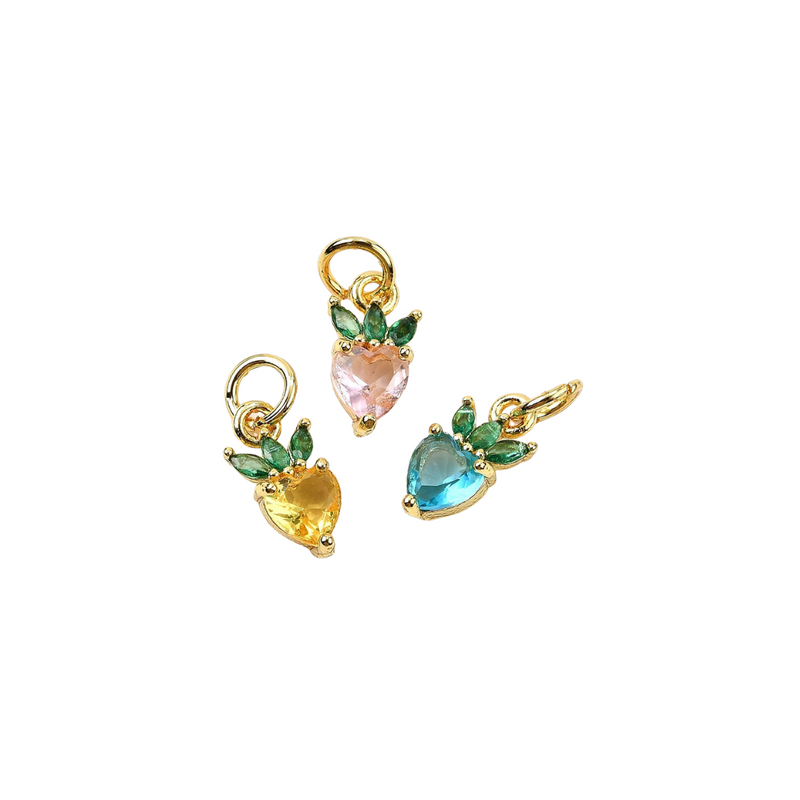 Gold Berry Sweetheart Charm