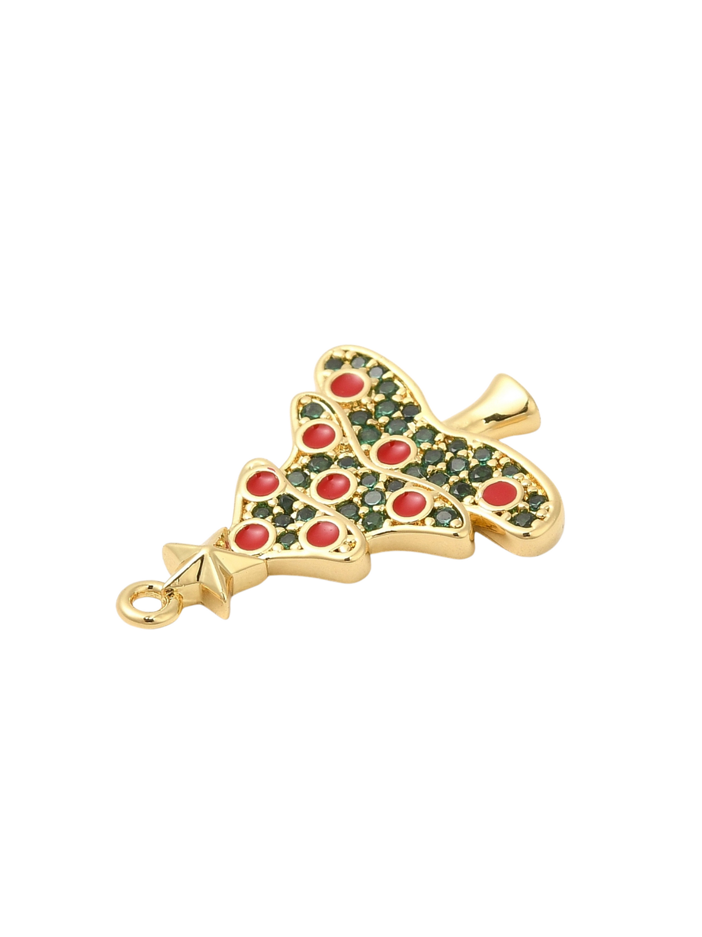 Side of the Gold O' Christmas Tree Charm