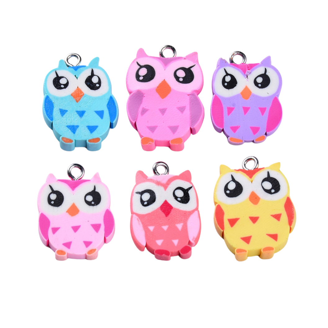 Owl Lanyard Charms - Assorted