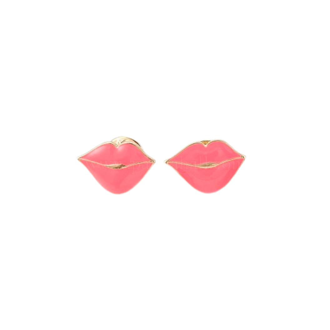 Enamel Kiss Pin | Shoe, Purse, & Hat Charm