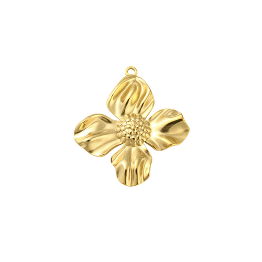 Gold Dogwood Charm