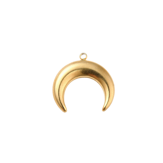 Gold Crescent Moon Charm