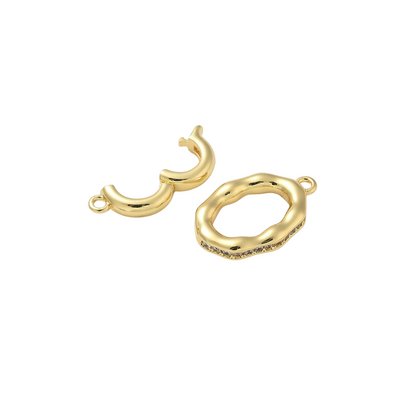 Back view of the Cubic Zirconia Toggle Carabiner