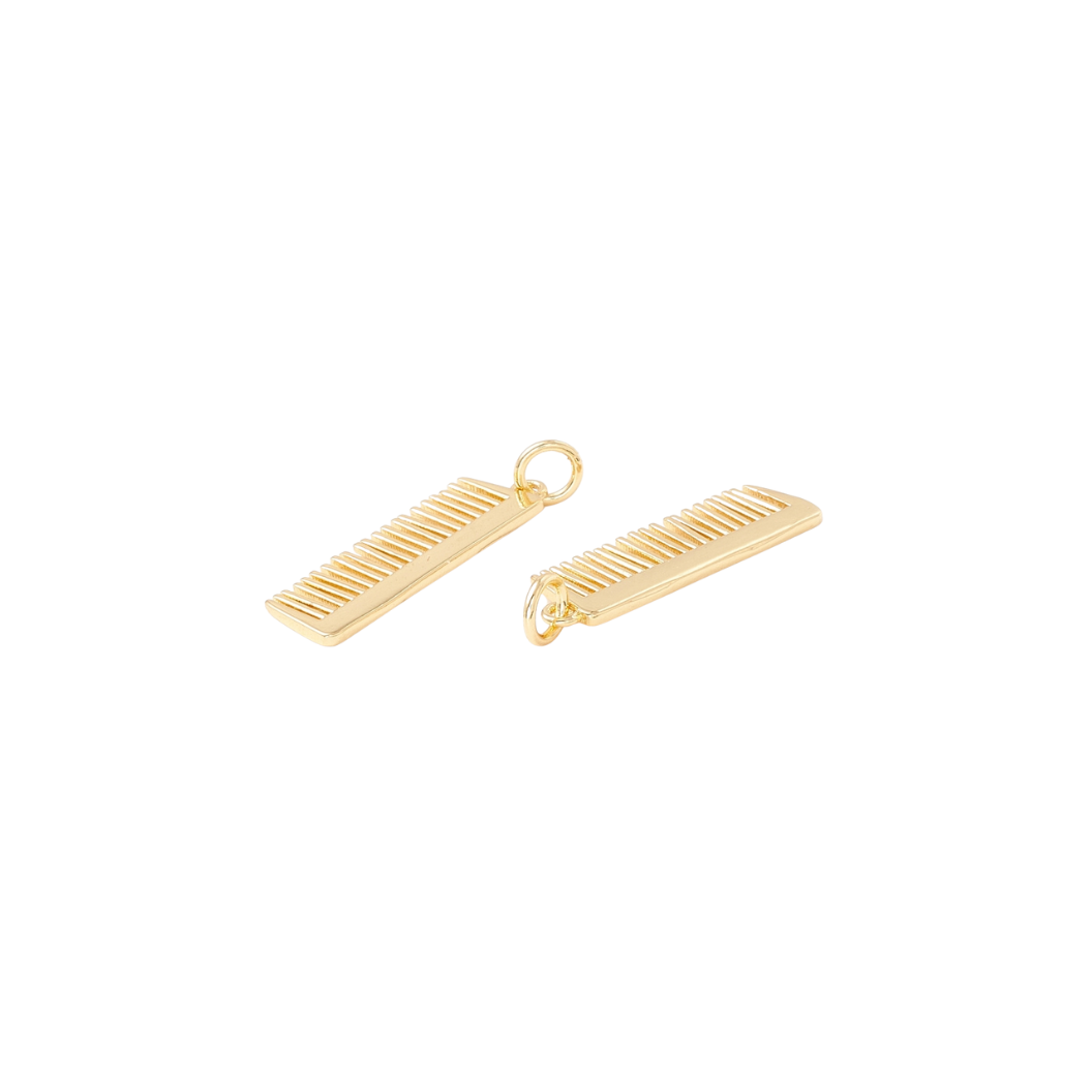 Gold Comb Charm