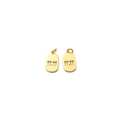 Gold 11:11 Wish Charm