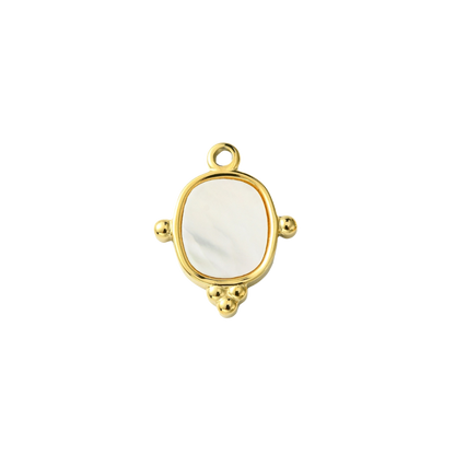 Transparent view of the Gold Abalone Charm