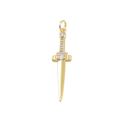 Gold Sword of the Spirit Charm