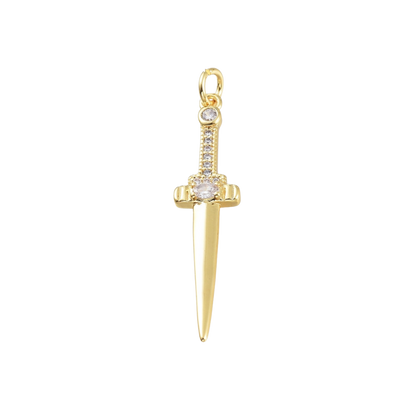 Gold Sword of the Spirit Charm