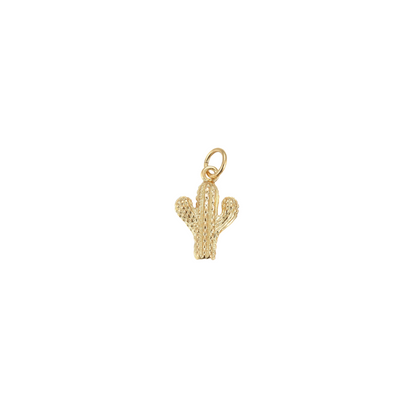 Gold Cactus Cutie Charm
