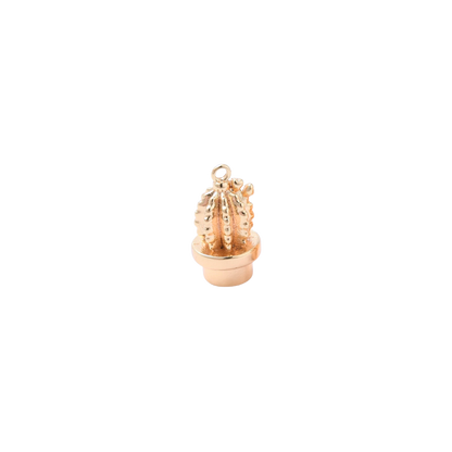 Gold Small Cactus Charm